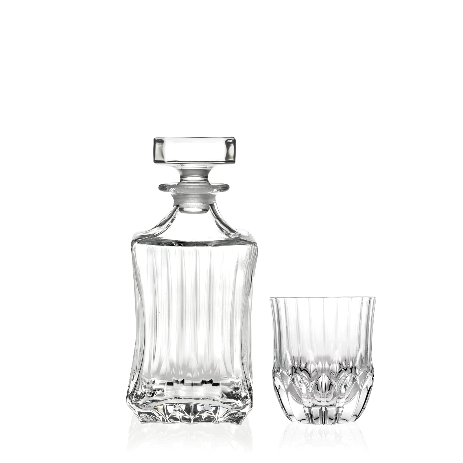 RCR adagio whisky set (1 decanter + 6 tumblers)